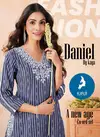 Daniel By Kaya Denim Butta Fancy Kurti With Bottom Exporters In India